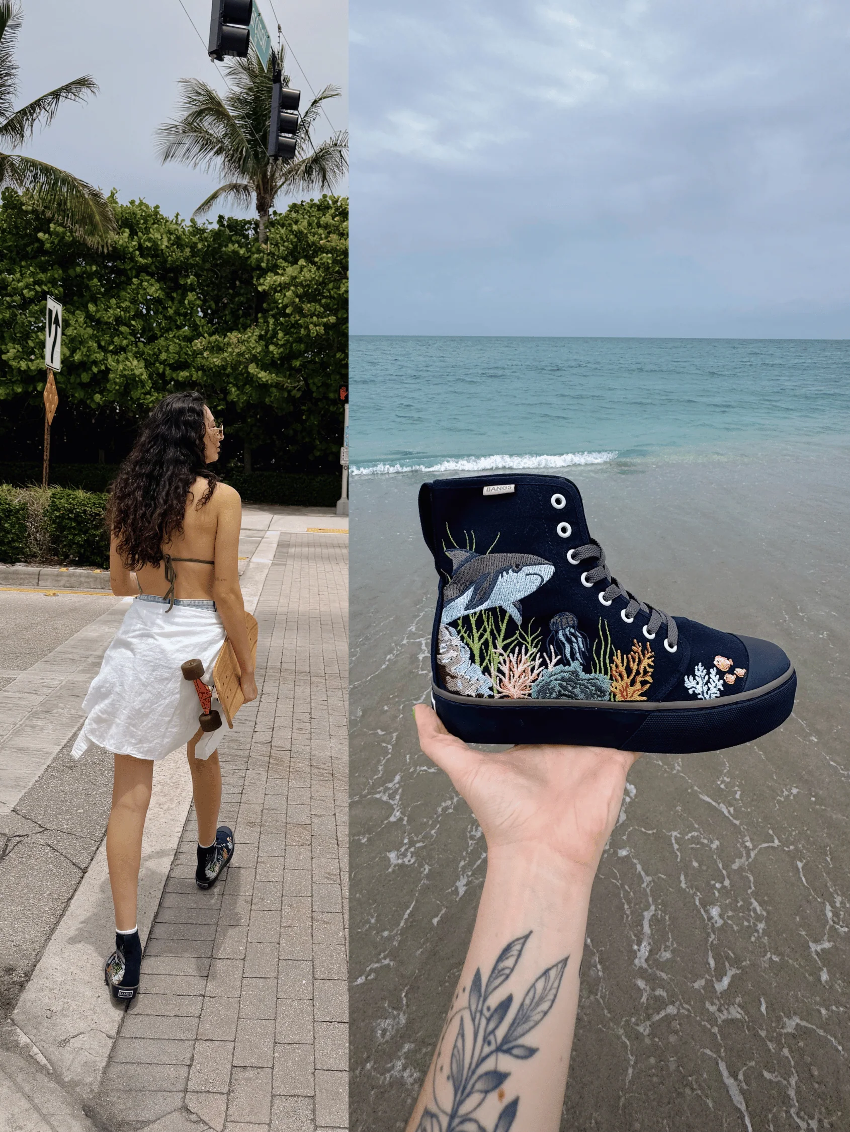 Coral Explorer Platform High Top