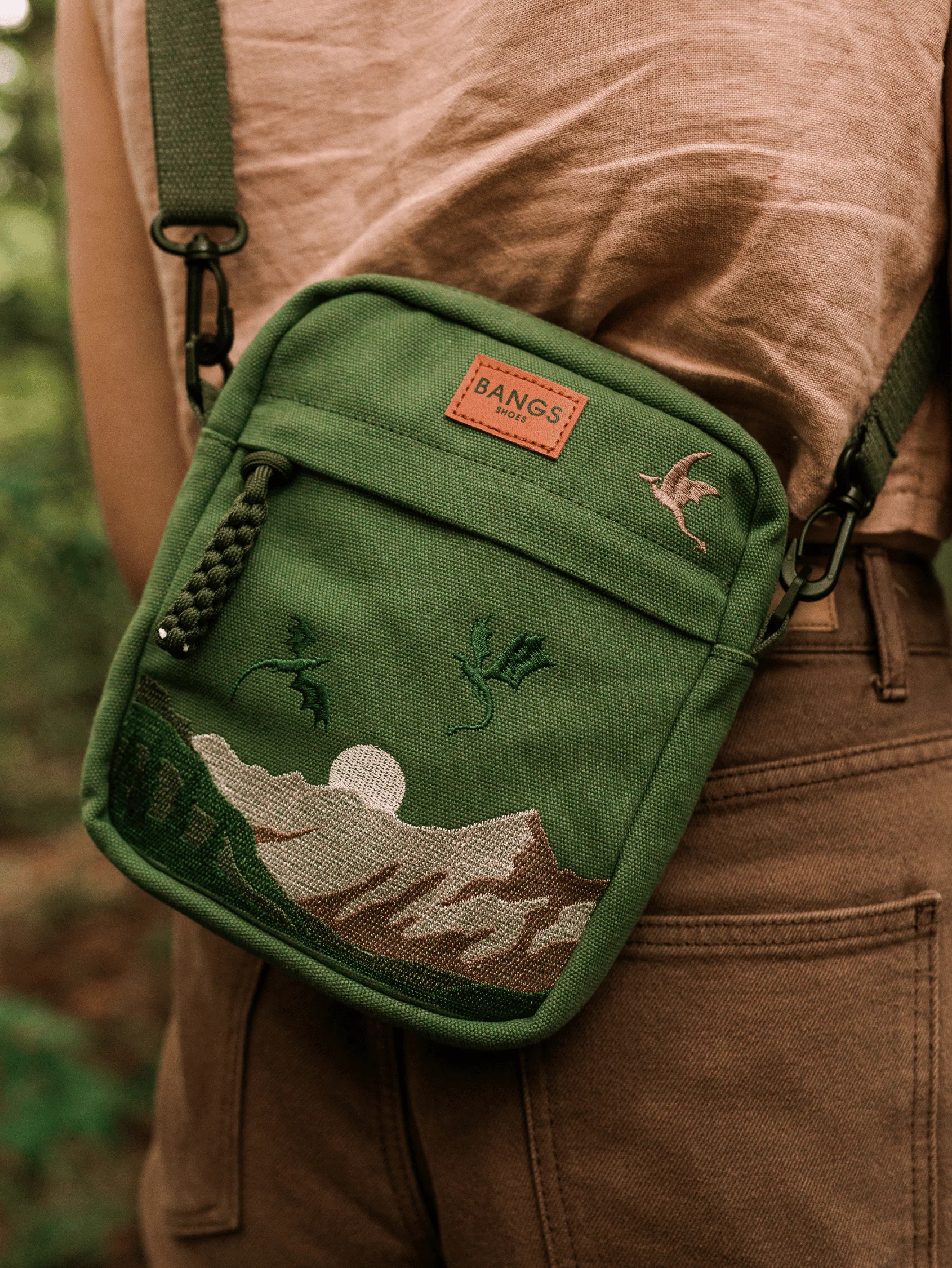 Emerald Mountain Crossbody Bag