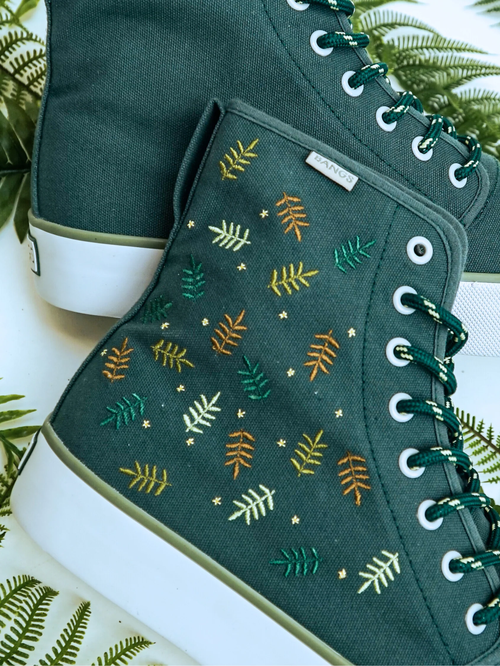 Forest Fern Platform High Top