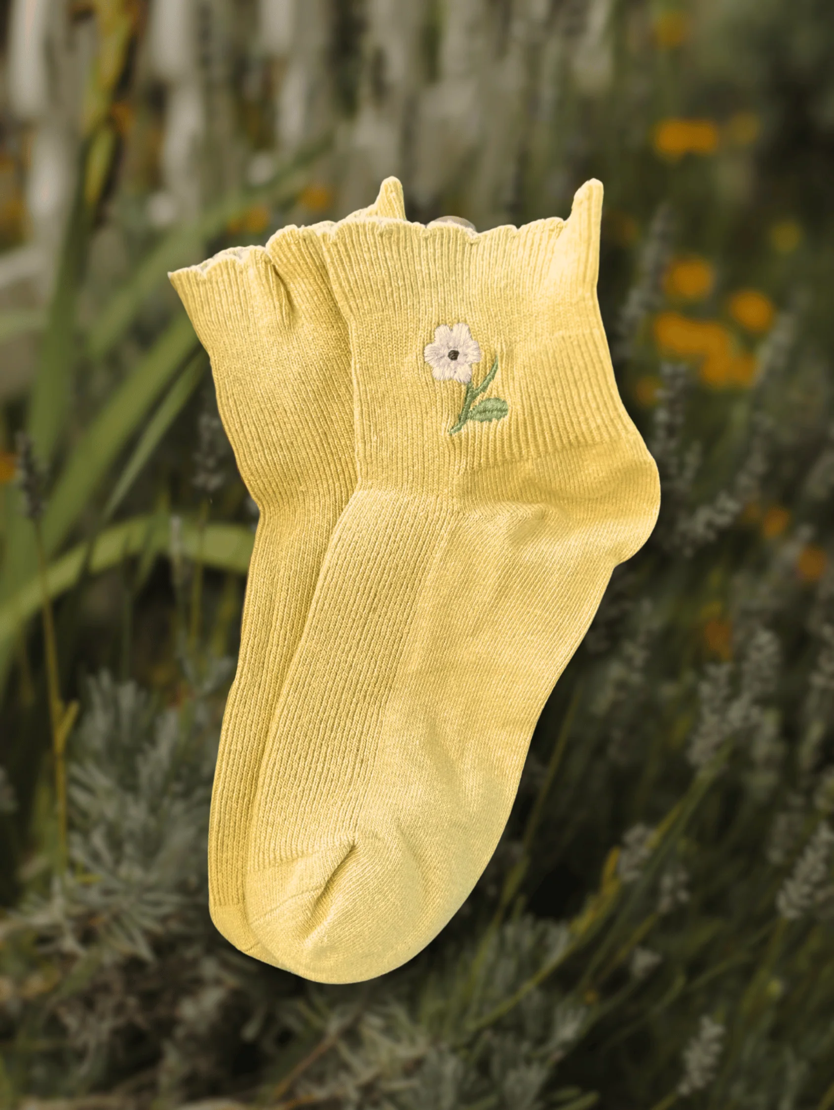 Sunflower Ankle Socks